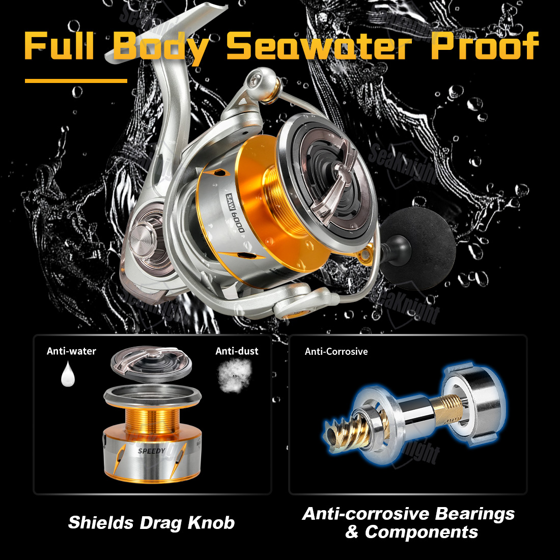 SeaKnight Brand Speedy SAW Sal - đánh giá và giá Daiwa Reel Bg