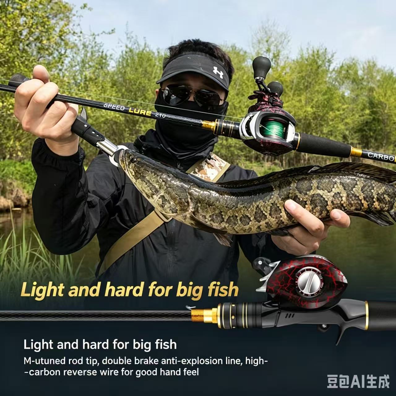 M Power Carbon Fiber Fishing R - đánh giá và giá Fishing Rod Carbon Fiber
